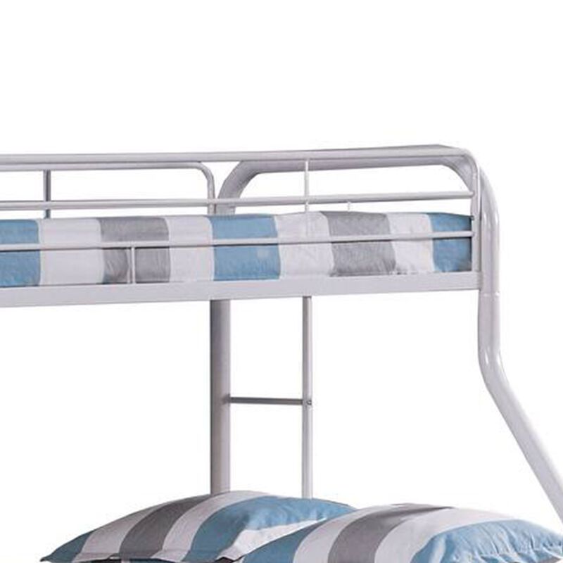 Fegy Bunk Bed with Ladder and Rails, Metal Frame image number 3