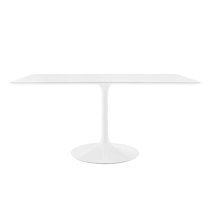 Modway - Lippa 60" Rectangle Wood Dining Table White