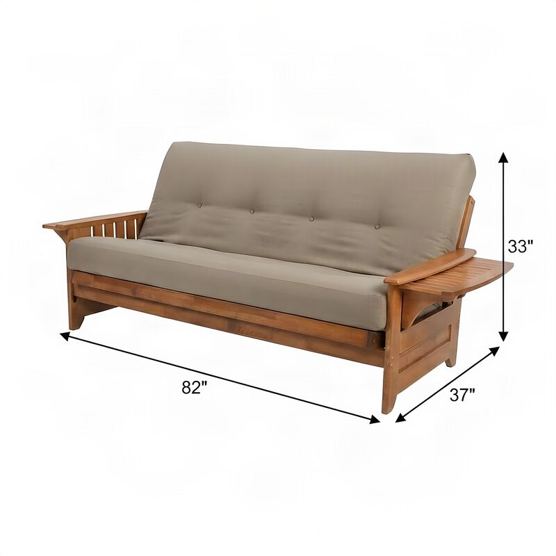 Phoenix Frame-Barbados Finish-Suede Peat Mattress image number 5