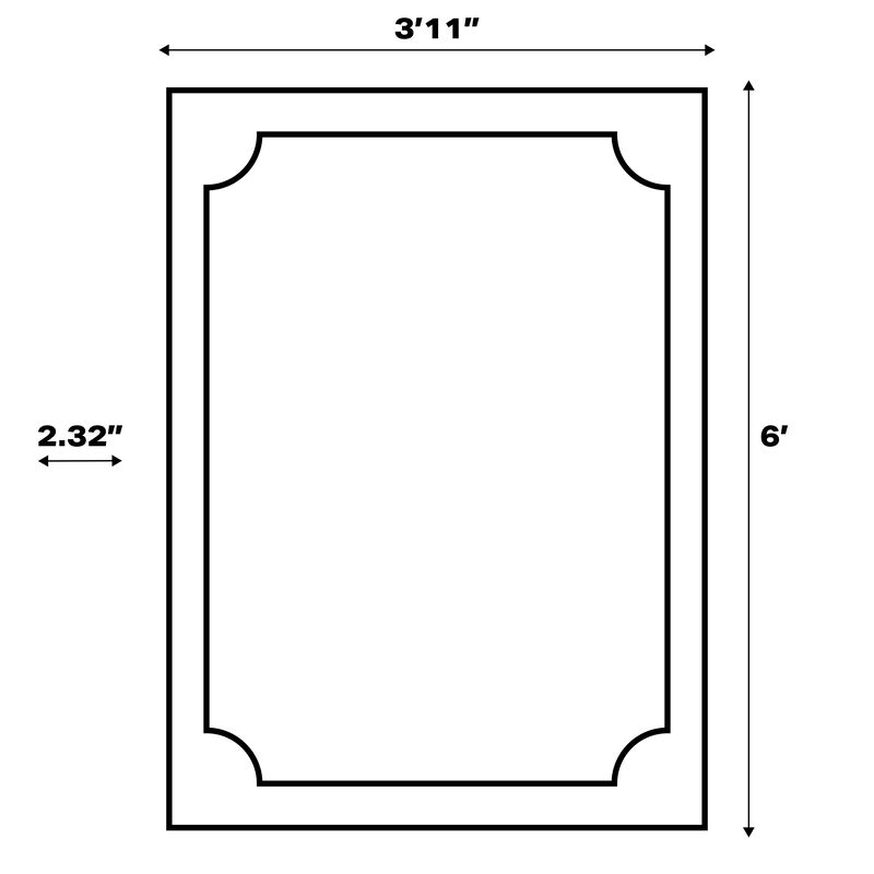 Helena Modern Geometric Circles In Squares High-Low Area Rug