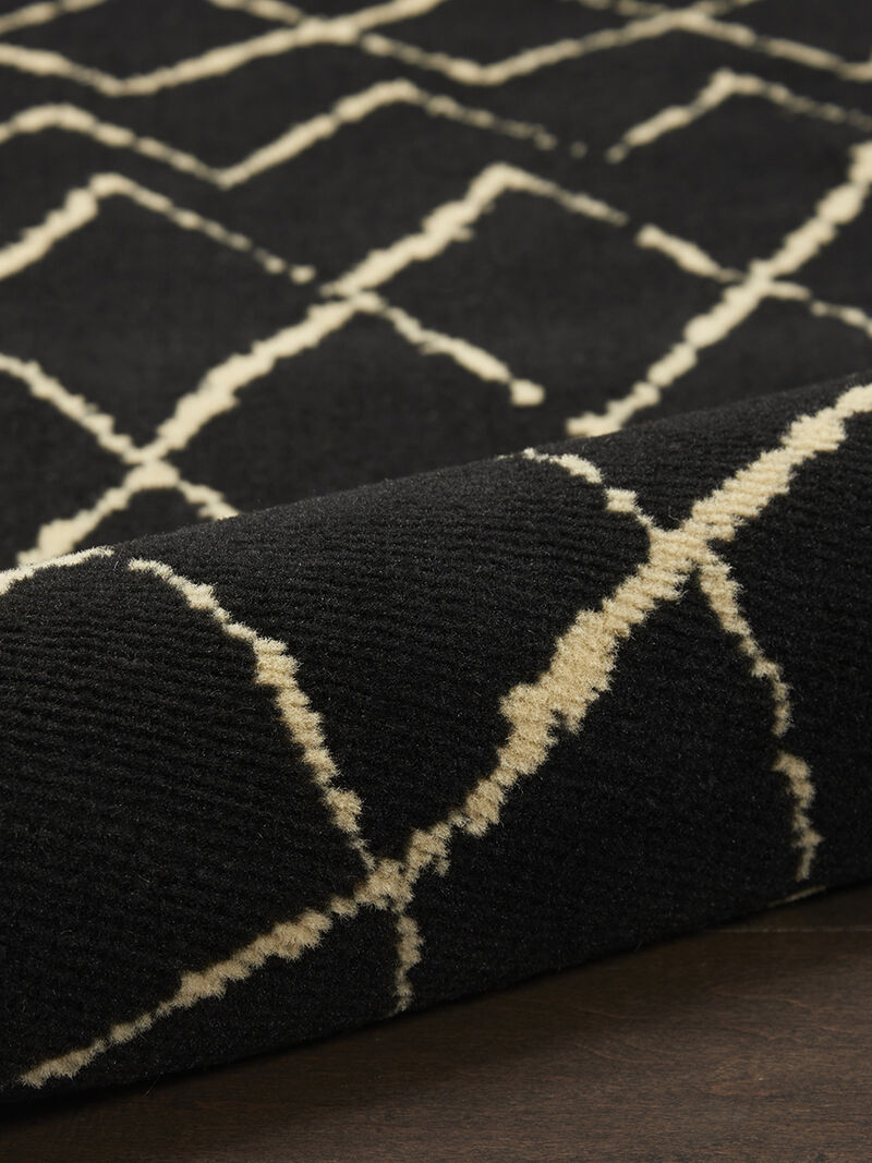 Grafix GRF04 Black 2'3" x 7'6" Rug