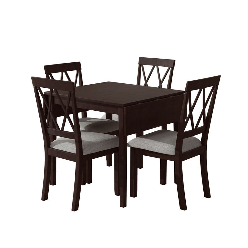 Merax Foldable Dining Table Set for Small Space