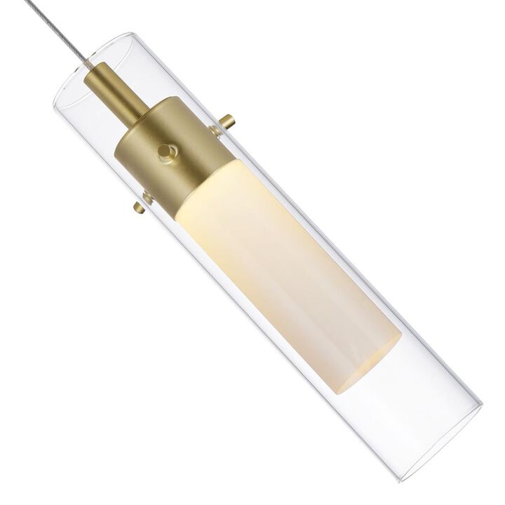 Olinda LED Integrated Satin Gold Mini Pendant