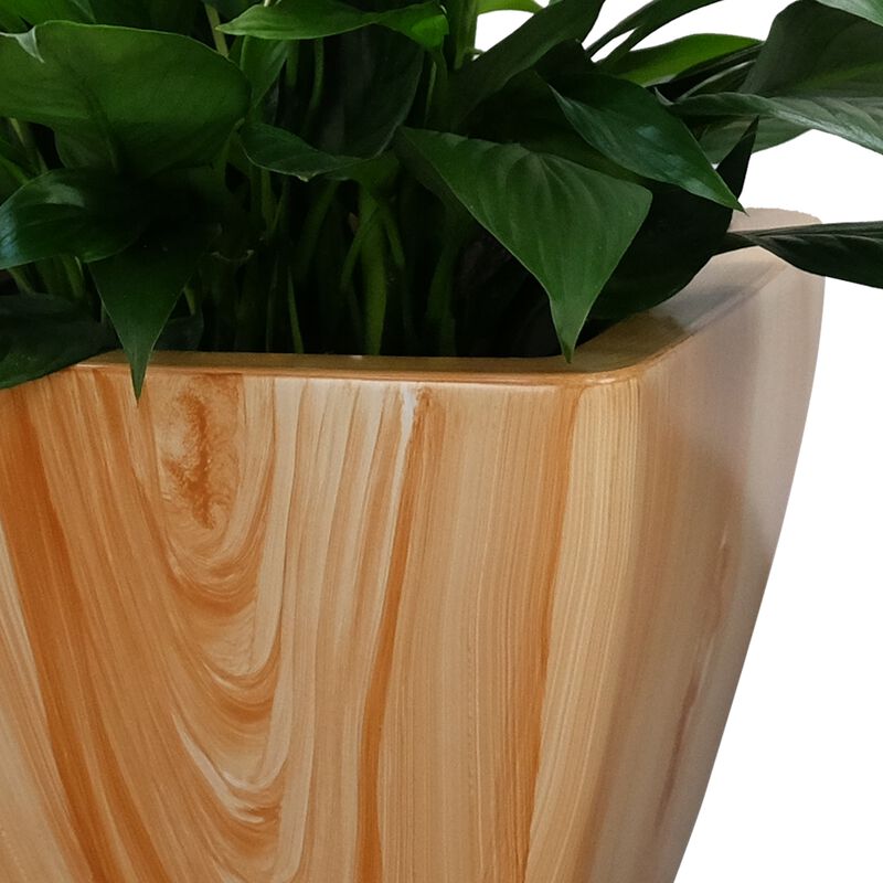 2-Pack Smart Self-watering Planter Square Cone Pot for Indoor and Outdoor image number 6