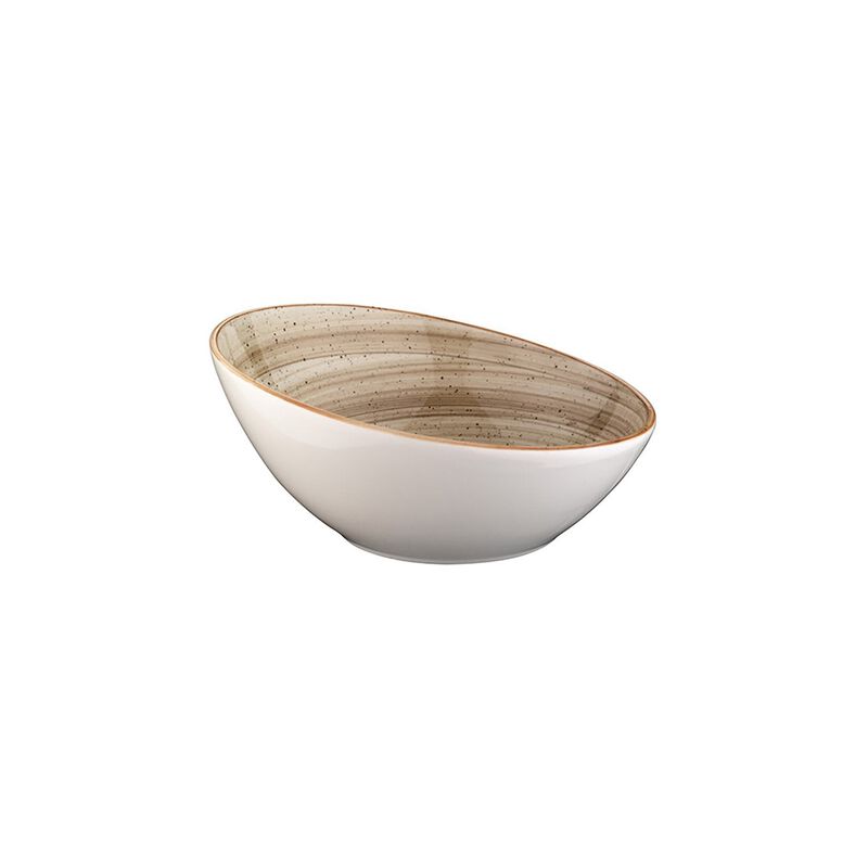 Terrain dia.6.5" h:3" 12 oz. Round Brown Vitrified Bowl (Set of 4) image number 1