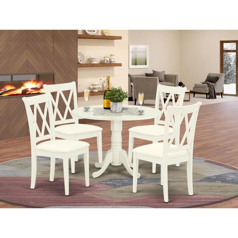 Dining Room Set Linen White