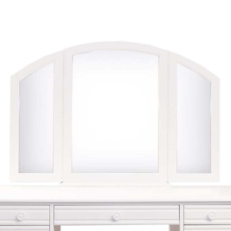Liberty Furniture Summer House I Vanity Mirror in Oyster White image number 2
