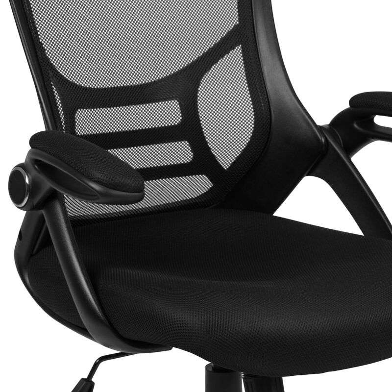 Porter High Back   Mesh Ergonomic Swivel Office Chair with Frame and Flip-up Arms image number 6