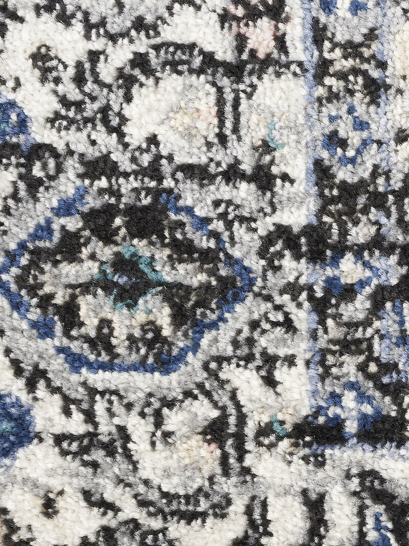 Passion PSN03 Black/Ivory 5'3" x 7'3" Rug