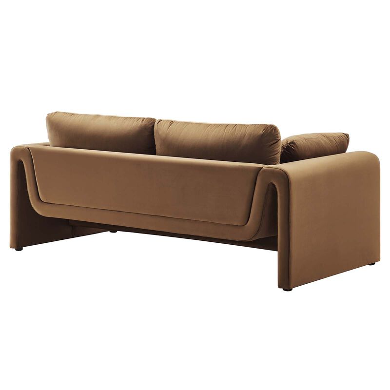 Waverly Performance Velvet Sofa image number 4
