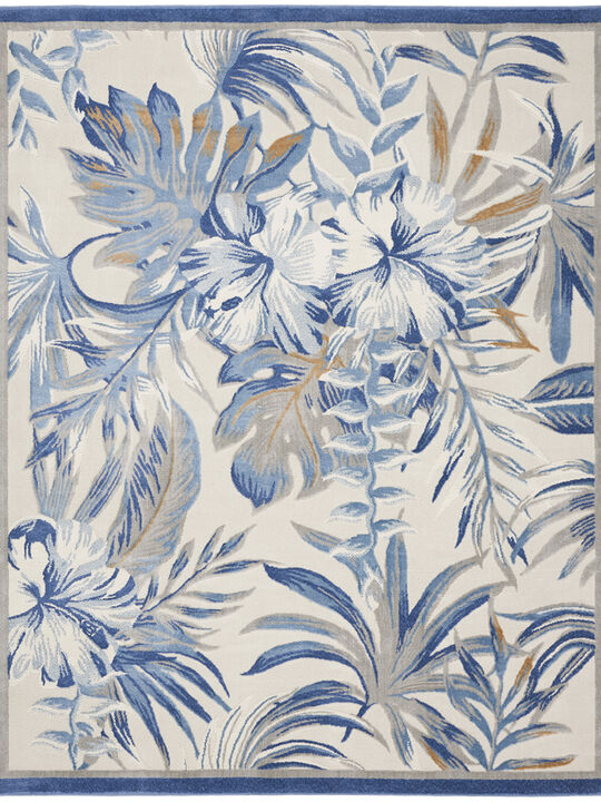 Seaside SDS02 Ivory/Blue 7'10" x 9'10" Rug