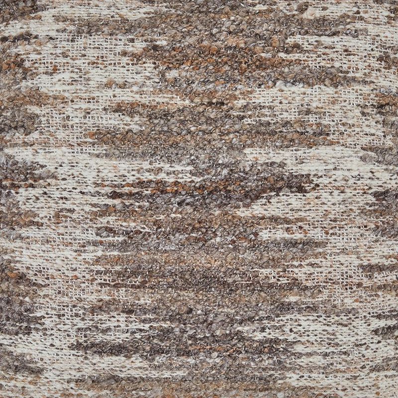 Nely 22 Inch Accent Pillow Set of 4, Handwoven Abstract Design, Ivory Brown - Benzara