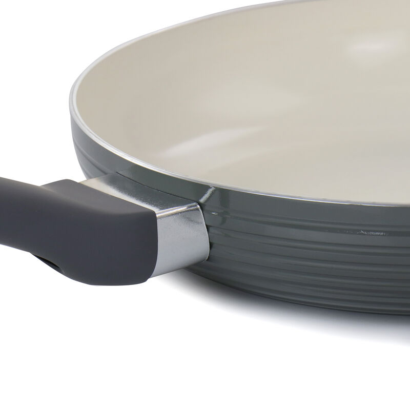 Oster Ridge Valley 10 Inch Aluminum Nonstick Frying Pan in Grey image number 3