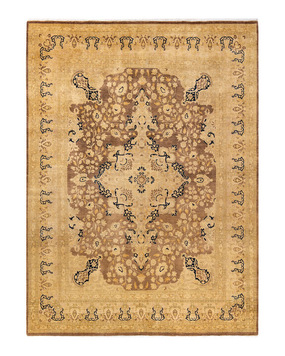 Mogul, One-of-a-Kind Hand-Knotted Area Rug  - Brown, 7' 10" x 10' 7"