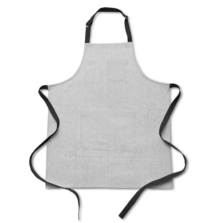 Solino Home 100% Pure Linen Apron - Kitchen Linen