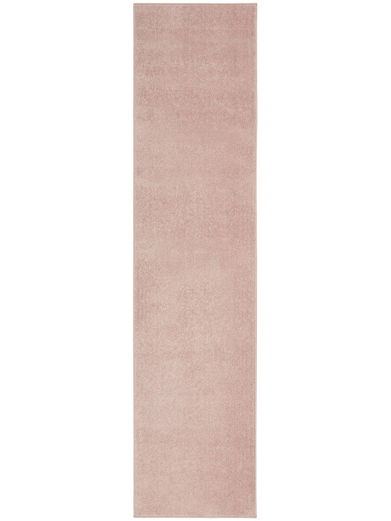 Nourison Essentials NRE01 Pink 2'2" x 18' Rug image number 0