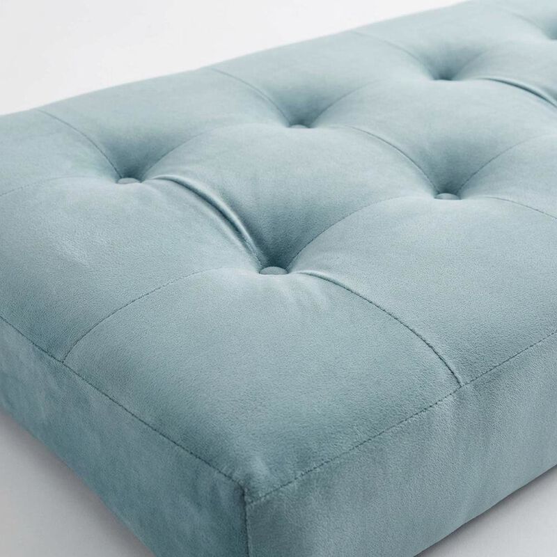 Biscuit Tufted Performance Velvet Queen Headboard with Soft Upholstery image number 4