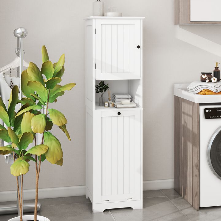One-Compartment One-Door Tilt-Out Laundry Sorter Cabinet