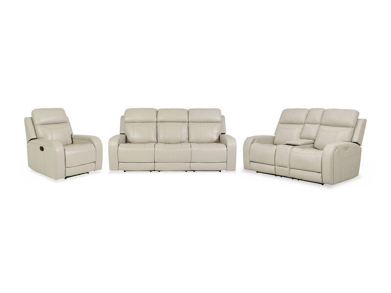 Kona Immersive Audio Power 3-Piece Living Room Set in Ivory image number 0