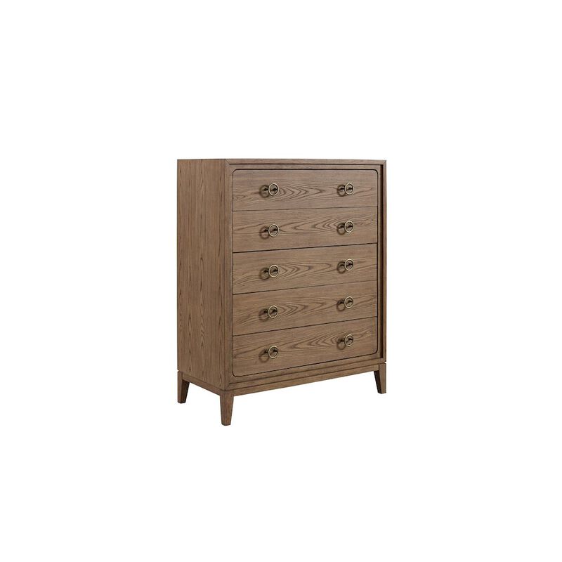Aurora 5 Drawer Chest - Latte
