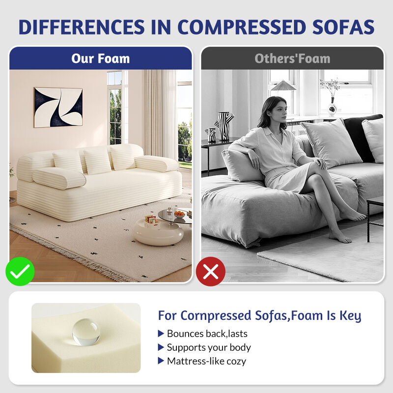 Rejarv 2-in-1 Convertible Sofa Bed image number 7