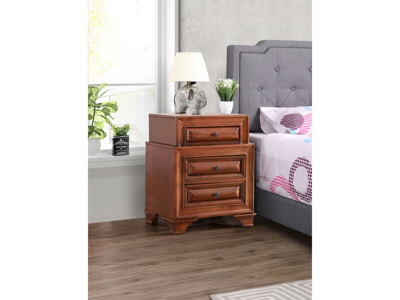 LaVita 3-Drawer Nightstand (29 in. H x 17 in. W x 24 in. D)