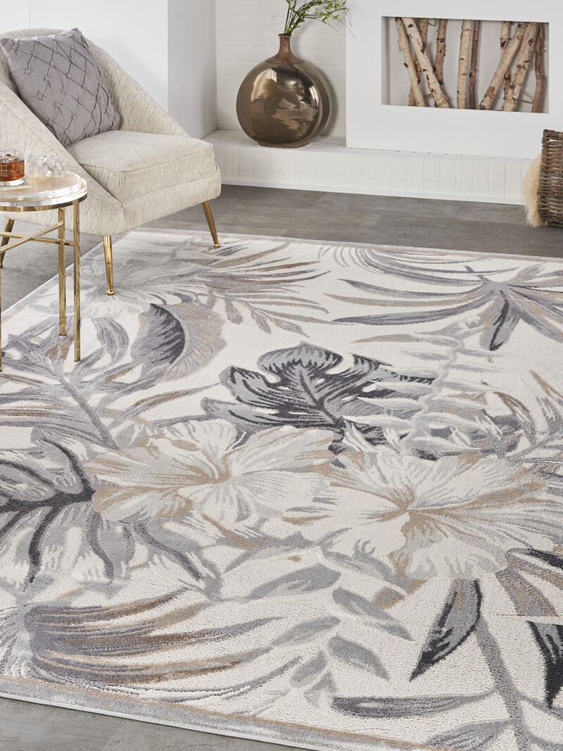 Seaside SDS02 Ivory/Gray 7'10" x 9'10" Rug