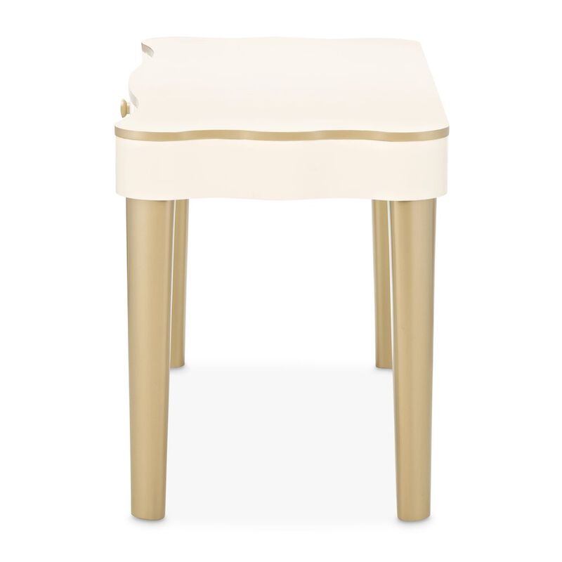 Michael Amini La Terrazza Vanity Desk - Creamy Pearl