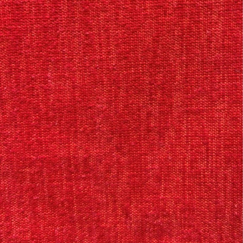 Luxury Scarlet Zest Red Solid Indoor/Outdoor Throw Pillow by Plutus image number 3