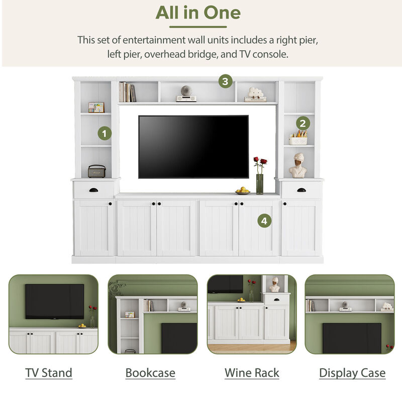 Jitfid  Ample Storage Space TV Stand image number 3
