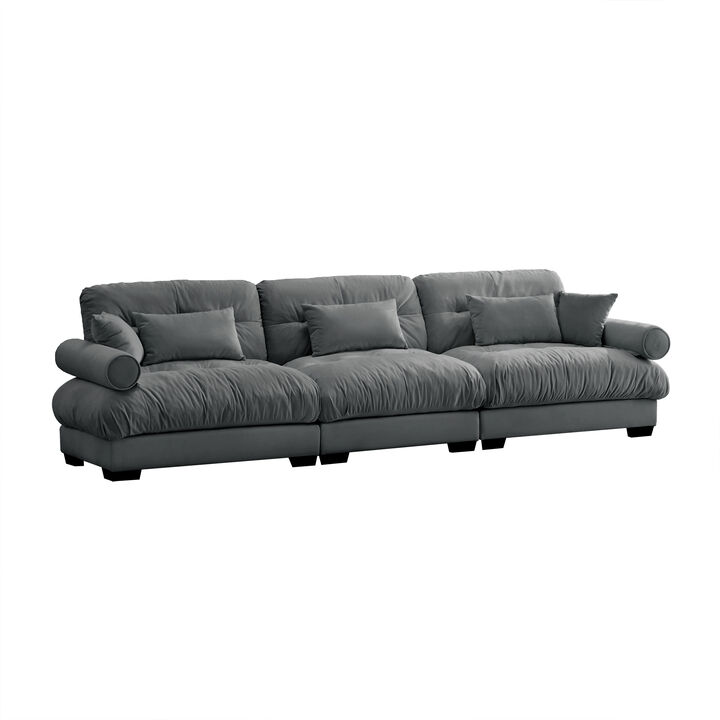 Merax 3-Seater Sectional Sofa Modular Deep Seat Couch