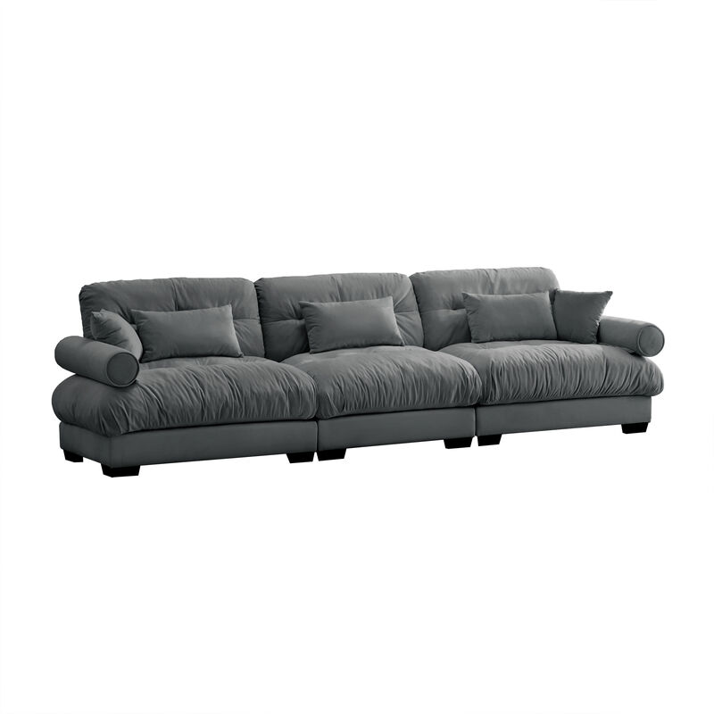 Merax 3-Seater Sectional Sofa Modular Deep Seat Couch image number 0