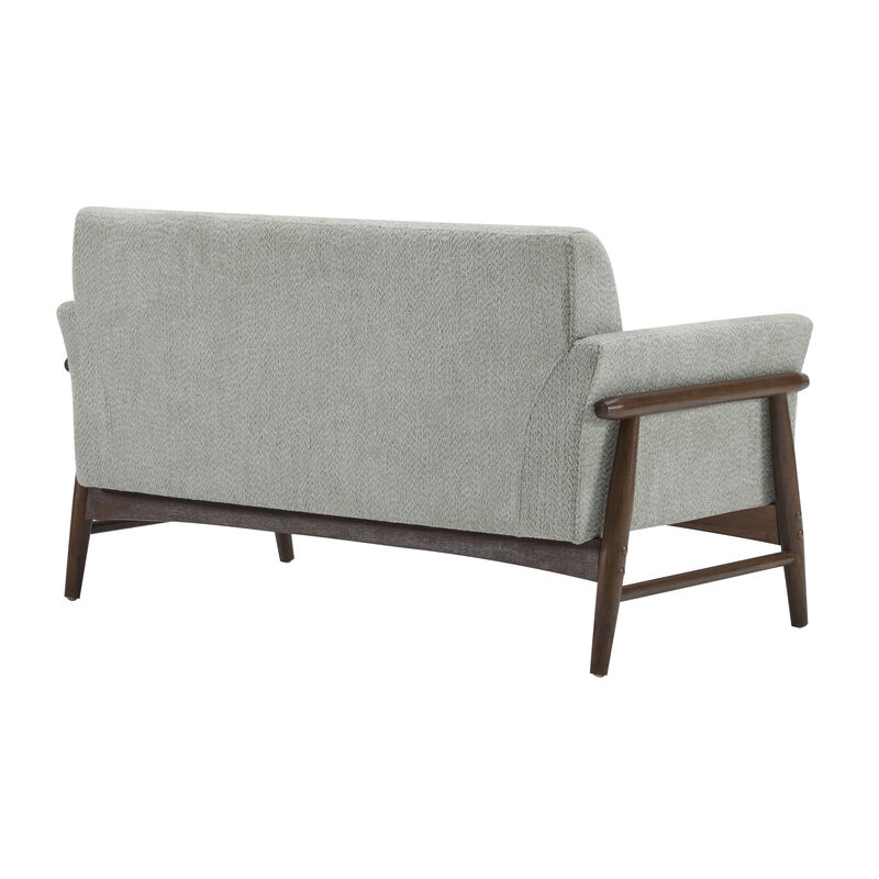 Christopher Knight Home Shiloh Modern 57.5" Elm Wood Frame Uphostered Loveseat