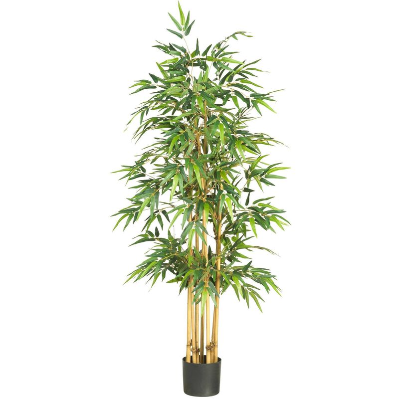 Nearly Natural 64-in Bamboo Tree x 7 w/1040 Lvs