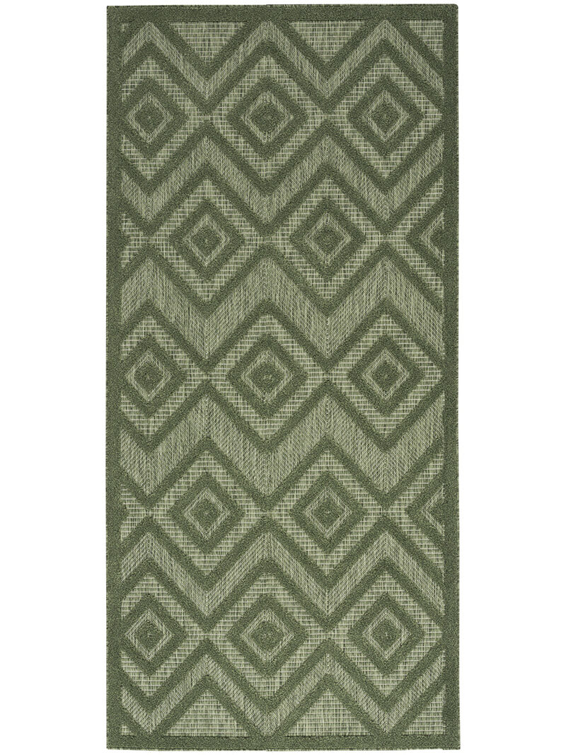 Versatile NRV01 Green 2'2" x 7'6 Rug image number 0