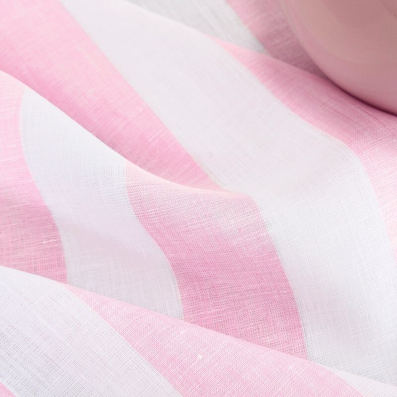Linen Dinner Napkins - Cabana Stripe image number 3