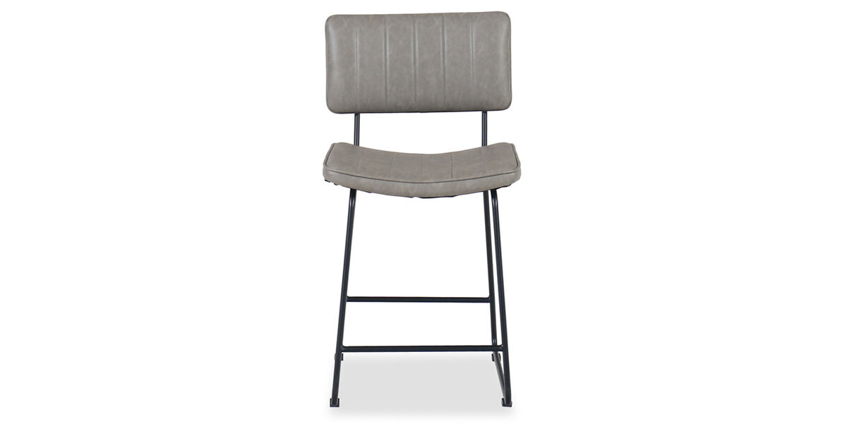 Tribeca 24" Commercial Grade Counter Stool in Gray