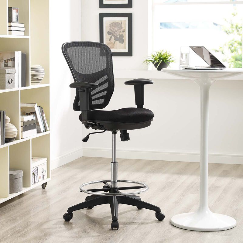 Modway Furniture - Articulate Drafting Chair Black image number 6