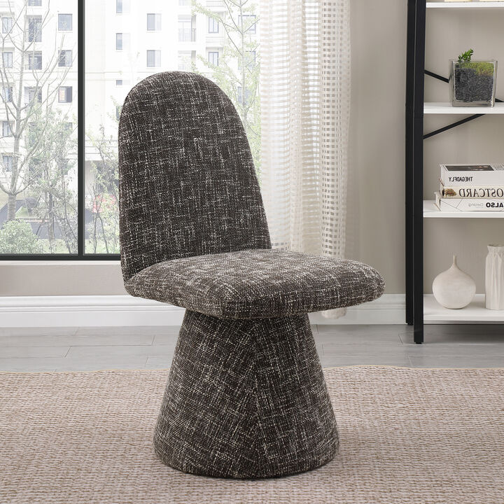Meridian Furniture Renuar Brown Dining Chair, Set of 2