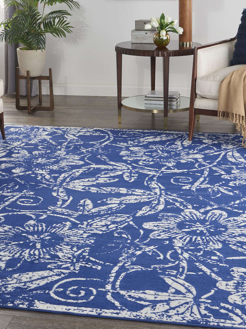 Whimsicle WHS05 Navy 7' x 10' Rug image number 2