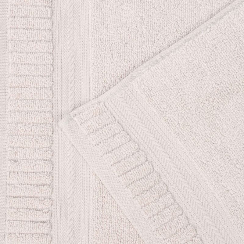 Zero Twist Cotton Towel Set Medium Weight Quick Dry Bath Towels image number 3
