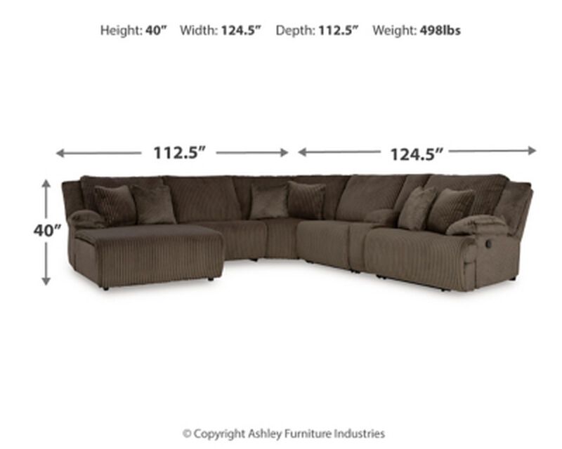 Top Tier 6PC Reclining Sectional image number 2