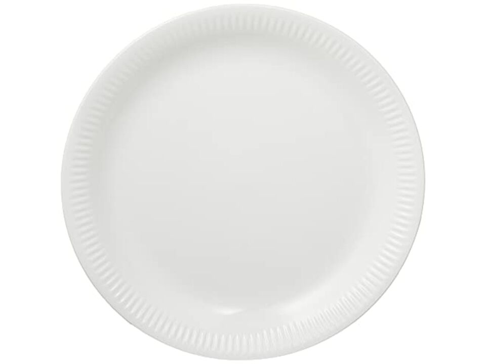Lenox White Profile Porcelain 4-Piece Dinner Plate Set, 6.75 LB