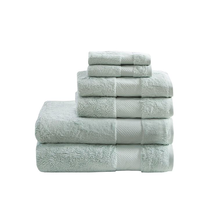 Gracie Mills Thalia 6-Piece 600gsm Turkish Cotton Bath Towel Set
