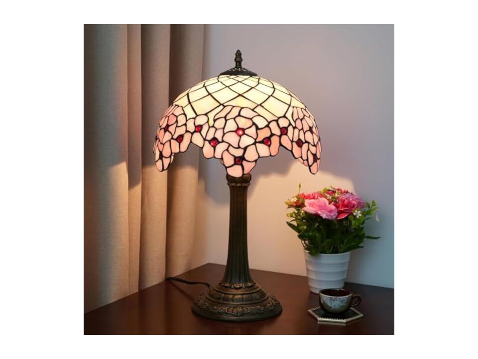 Tiffany Style Stained Glass Table Lamp For Living Room Bedroom Bedside