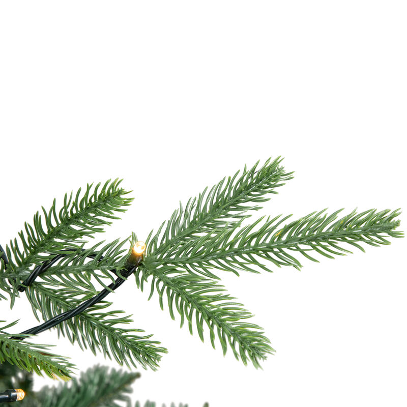 7.5' Pre-Lit Juniper Pine Artificial Christmas Tree  Warm White LED Lights image number 2