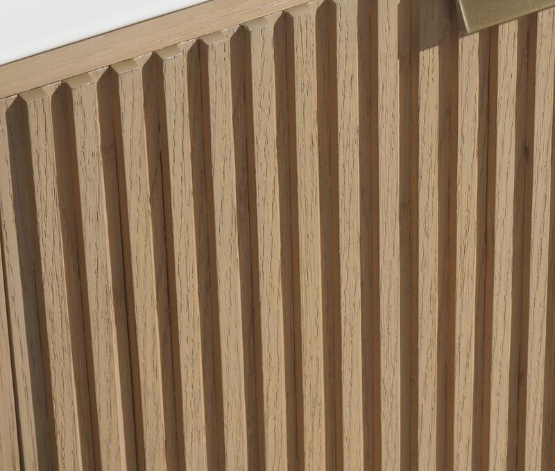 Diego 30" Floating Bathroom Vanity Oak image number 5