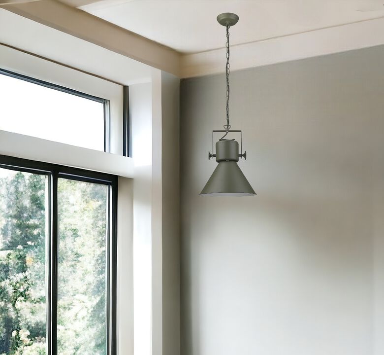 Hivvago Crew 1-Light Green Pendant