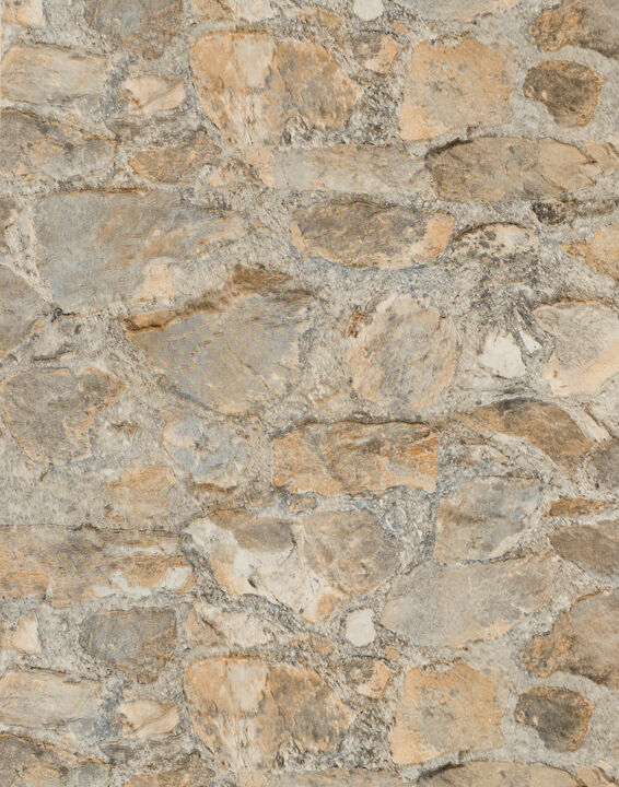 Field Stone Grasscloth Tan & Grey Wallpaper (Set of 2)