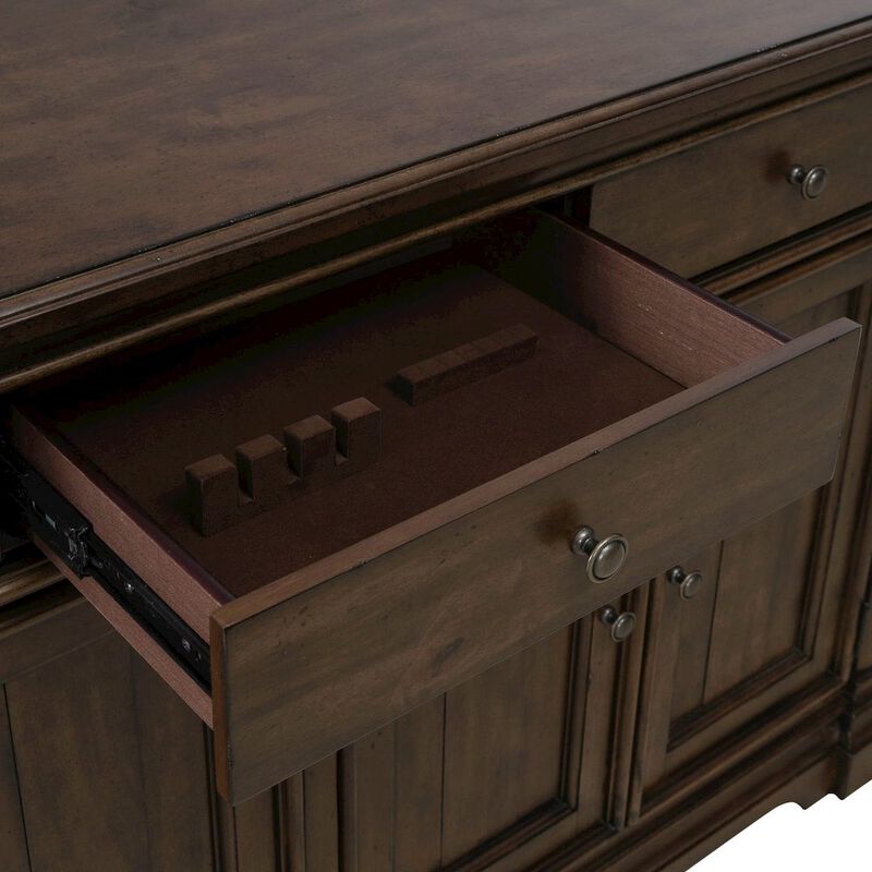 Liberty Furniture Arden Road Dining Room Buffet  - Satin Cherry image number 8